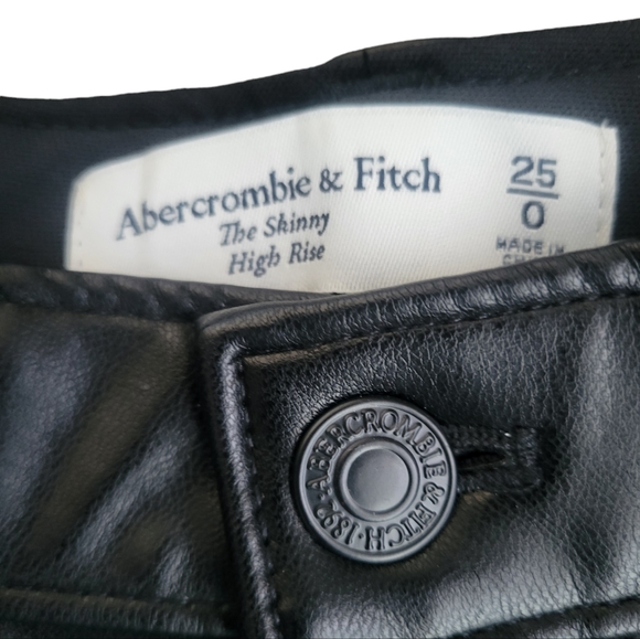 Abercrombie and Fitch Leather Pants - Picture 4 of 7